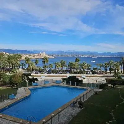 Cap d'Antibes Port Aubernon 3P vue Mer Piscine