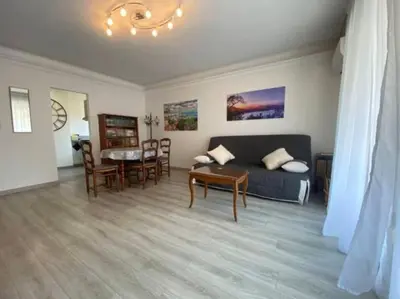 Coin salon dans l'établissement C029-Appartement spacieux a deux pas de la Croisette
