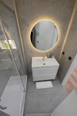 Salle de bains dans l'établissement Face Port Vauban - Appartements au cœur du Vieil Antibes