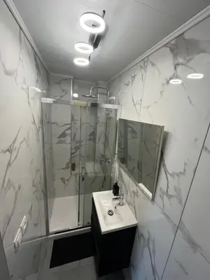 Salle de bains dans l'établissement Appartement 3 pièces GREEN ART ****