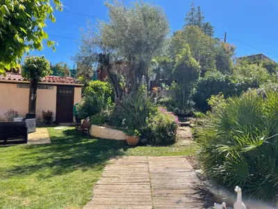 Jardin de l'établissement magnifique maison 6 personne piscine