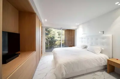 Un ou plusieurs lits dans un hébergement de l'établissement Sumptuous terrace apartment - Cannes - Sea view