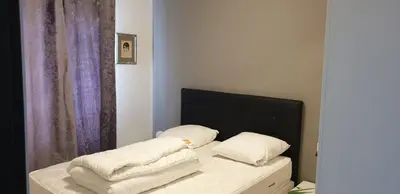 Un ou plusieurs lits dans un hébergement de l'établissement Appt T1 meublé-Juan les Pins-Logt6