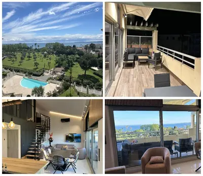 Balcon ou terrasse dans l'établissement DUPLEX VILLA LES PINS 89m2 et terrasse 30m2