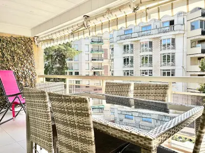 Terrasse ou espace extérieur de l'établissement Cannes appartement 3 chambres - 8D