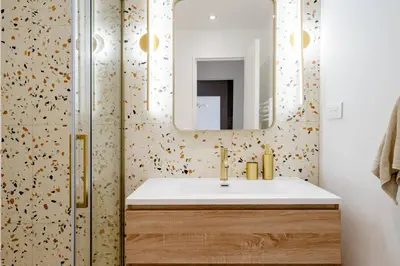 Salle de bains dans l'établissement Pool, Sea & Absolute Comfort