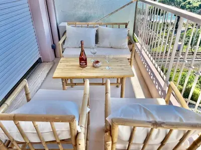 Balcon ou terrasse dans l'établissement Luxury sea view