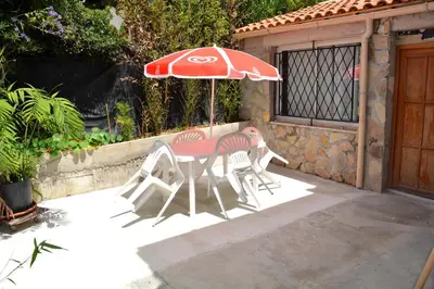 Plan de l'établissement chambres d'hôtes en rez de villa avec piscine
