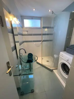 Cuisine ou kitchenette dans l'établissement Parc Baie des Anges