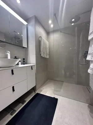 Salle de bains dans l'établissement Appartement centre ville 7 Lecerf