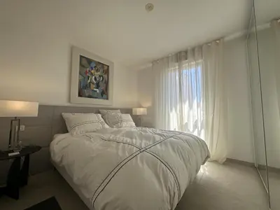 Un ou plusieurs lits dans un hébergement de l'établissement Appartement centre ville 7 Lecerf