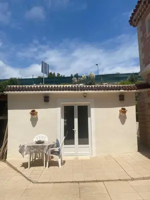 Balcon ou terrasse dans l'établissement Villeneuve loubet studio Cigalou