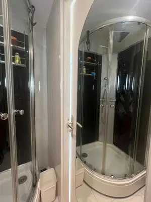Salle de bains dans l'établissement Sea view Croisette