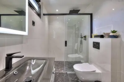 Salle de bains dans l'établissement Luxury 4 Stars Apt Croisette