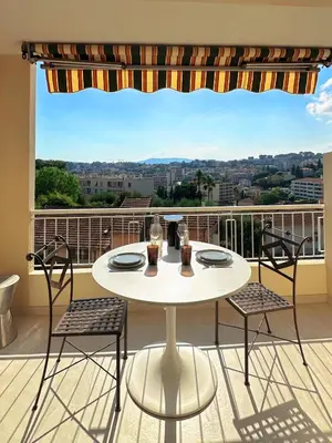 Balcon ou terrasse dans l'établissement Appartement Design élégant