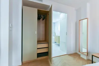 Un ou plusieurs lits dans un hébergement de l'établissement Hypercentre - 5mn croisette - Palais - Plage - CF