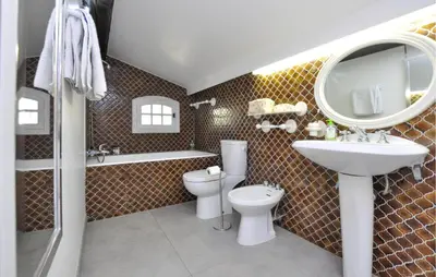 Salle de bains dans l'établissement Lovely Home In Antibes