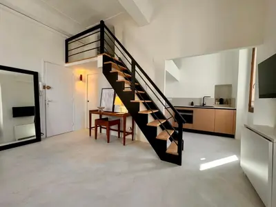Cuisine ou kitchenette dans l'établissement Studio design - Coup de coeur