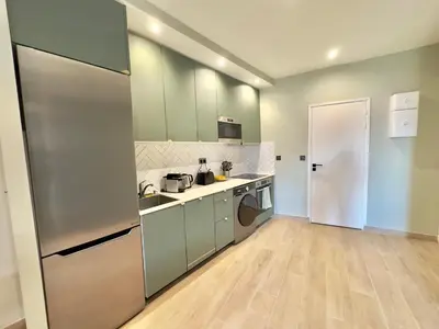 Cuisine ou kitchenette dans l'établissement Cosy Home Cannes - Croisette