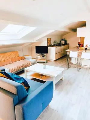 Télévision ou salle de divertissement dans l'établissement CANNES CENTRE proche PLAGE CROISETTE PALAIS DES FESTIVALS