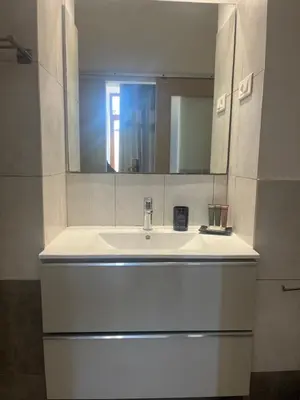 Salle de bains dans l'établissement Villa Gabriel