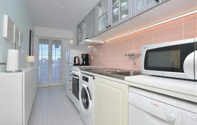 Cuisine ou kitchenette dans l'établissement Nice Apartment In Cannes With Wifi