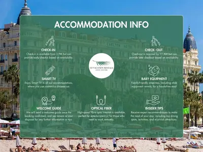 Certificat, récompense, panneau ou autre document affiché dans l'établissement LB Vacation Rentals I Spacious 2BR Apartment with Terrace, Balcony