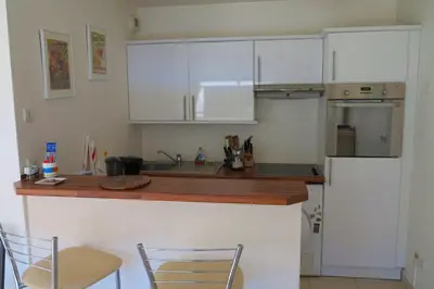 Cuisine ou kitchenette dans l'établissement Viva Riviera -14 Avenue Isola Bella