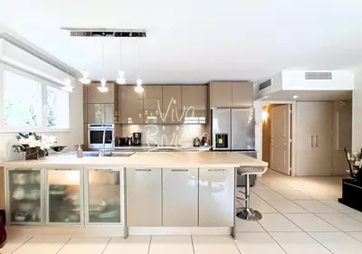 Cuisine ou kitchenette dans l'établissement Viva Riviera -14 Avenue Isola Bella