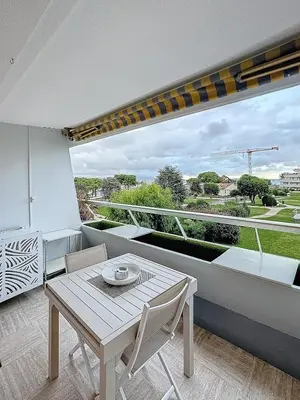 Balcon ou terrasse dans l'établissement 2Pièces Marina Baie des Anges