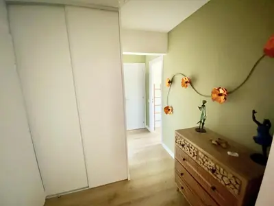 Cuisine ou kitchenette dans l'établissement Antibes t3