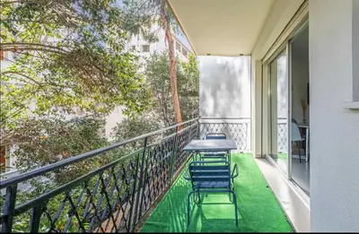 Balcon ou terrasse dans l'établissement Appartement disign CLUB B