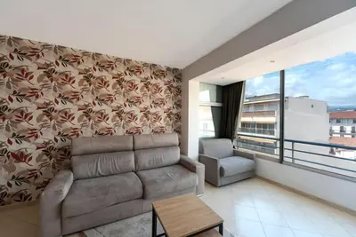Coin salon dans l'établissement Le Grand Hôtel -Centre Croisette