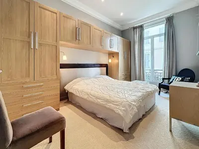 Un ou plusieurs lits dans un hébergement de l'établissement Beautiful 2 bedroom bourgeois style Antibes 333