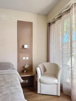 Plan de l'établissement Beau studio bord de mer à Villeneuve Loubet French Riviera