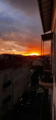 Lever ou coucher de soleil vu de l'appartement ou à proximité