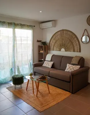 Coin salon dans l'établissement Cosy corner Paradise