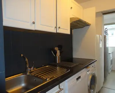 Cuisine ou kitchenette dans l'établissement Appartement Angela