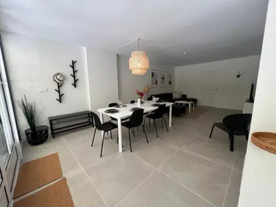 Coin salon dans l'établissement Splendide maison Solstice