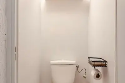 Salle de bains dans l'établissement Studio Design et Cosy à 8 min à Pied des Plages