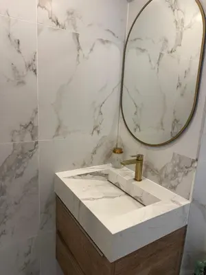 Salle de bains dans l'établissement Suite le Venitia - Appartement standing