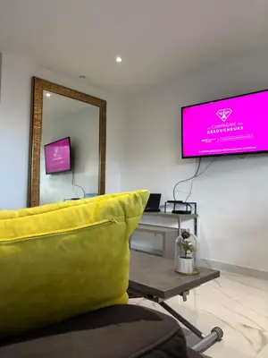 Télévision ou salle de divertissement dans l'établissement Studio Design mer