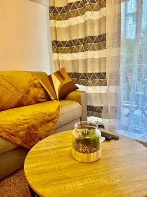 Coin salon dans l'établissement Appartement Cosy, Calme et Climatisé proche centre