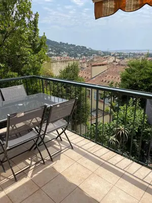 Balcon ou terrasse dans l'établissement Architect's house 100m2 sea view, terraces 35m2