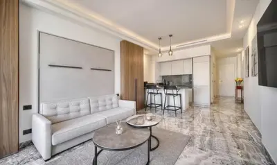 Cuisine ou kitchenette dans l'établissement Cannes 1 bedroom apartment - M6