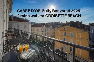 Plan de l'établissement Luxueux 3 chambres BALCON, CARRE D'OR- COEUR DE CANNES A3B129