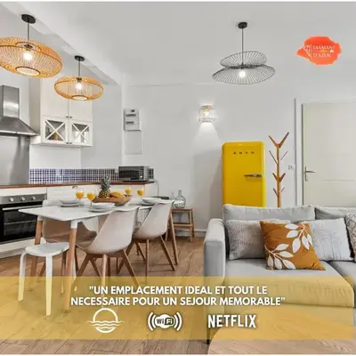 Beautiful and Cozy 3 bedrooms in Antibes