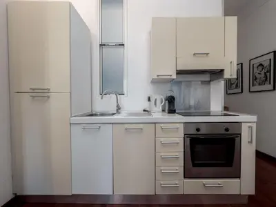 Cuisine ou kitchenette dans l'établissement Apartment rue des Serbes by Interhome