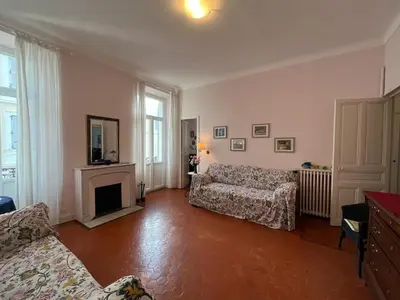 Un ou plusieurs lits dans un hébergement de l'établissement A005 Spacious and bright apt close to Croisette