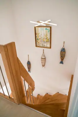 Plan de l'établissement Les Voiles d Azur, Duplex moderne avec vue sur le port et la mer, à 2 minutes des plages